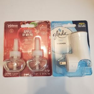 Glade plugin scented oil and warmer Brand New